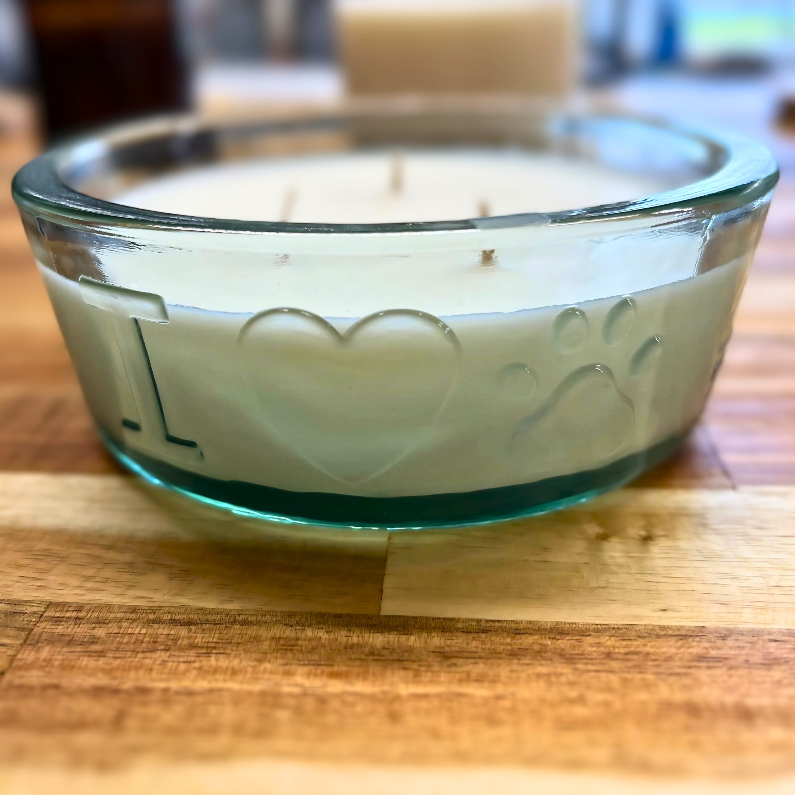 Dog bowl candle — pet-safe candles by McKellar Smith
